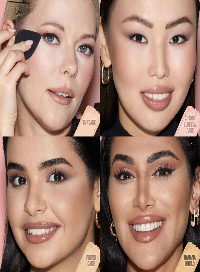 Huda بودرة هدى بيوتي المضغوطة سهلة الخبز والتثبيت، خالية من التلك، بتركيبة الكب كيك لتفتيح البشرة وتثبيتها - Image 5